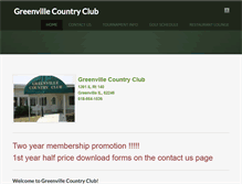 Tablet Screenshot of greenvillecc.net